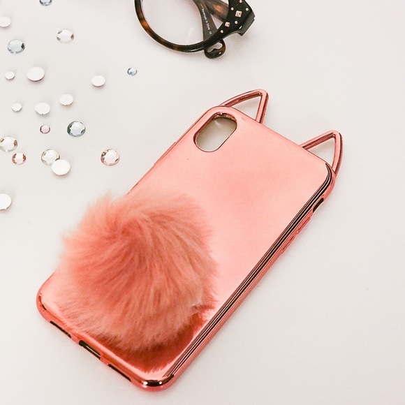 ☹️Sold_ROSE GOLD iPHONE X CASE - Picture 1 of 1